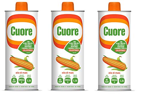 3x Olio cuore olio mais aus italien Maissamenöl Maiskaimöl Maisöl Corn Oil 1Lt von Cuore
