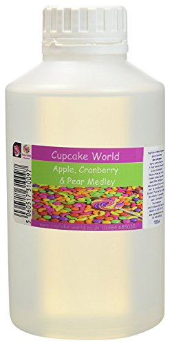 Cupcake World Intensiver Aromen Apfel, Preiselbeer und Birnen Mischung, 1er Pack (1 x 500 ml) von Cupcake World