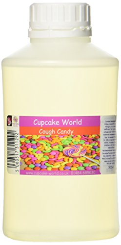 Cupcake World Intensiver Aromen Hustenbonbons, 1er Pack (1 x 500 ml) von Cupcake World