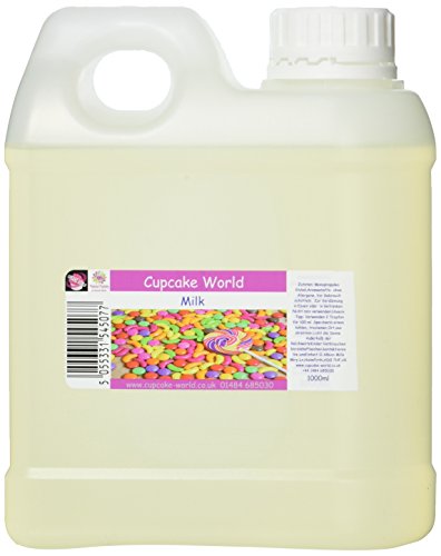 Cupcake World Intensiver Aromen Milch, 1er Pack (1 x 1 l) von Cupcake World