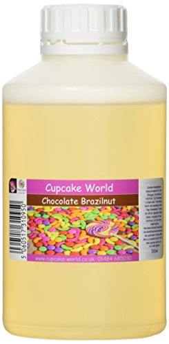 Cupcake World Intensiver Aromen Paranuss Schokolade, 1er Pack (1 x 500 ml) von Cupcake World