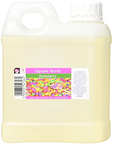 Cupcake World Intensiver Aromen Stachelbeere, 1er Pack (1 x 1 l) von Cupcake World