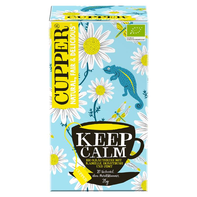 Bio Keep Calm Tee, 35g von Cupper