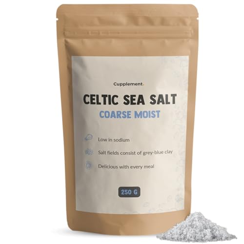 Cupplement Keltisches Meersalz 250 GR Grobes Salz - Celtic Sea Salt - Nicht Für die Salzmühle - Nicht Himalaya, Himalayasalz, Bio oder Feinmineralien - Herbamare - Reich an Magnesium, Kalzium, Kalium Cupplement Keltisches Meersalz 250 GR Grobes Salz - Celtic Sea Salt - Nicht Für die Salzmühle - Nicht Himalaya, Himalayasalz, Bio oder Feinmineralien - Herbamare - Reich an Magnesium, Kalzium, Kalium von Cupplement
