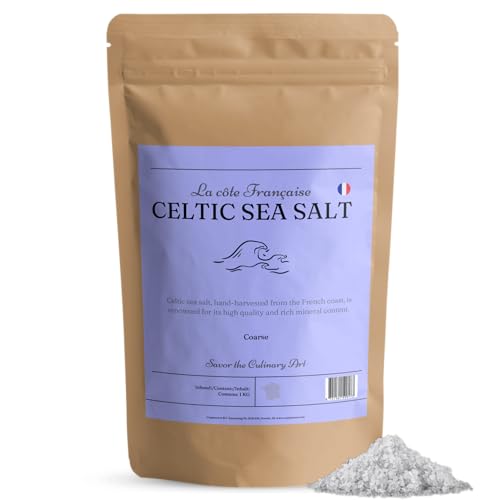 La côte Française Keltisches Meersalz 1 KG Grobes Salz - Celtic Sea Salt - Nicht Für die Salzmühle - Nicht Himalaya, Himalayasalz, Bio oder Feinmineralien - Herbamare - Reich an Magnesium, Kalzium La côte Française Keltisches Meersalz 1 KG Grobes Salz - Celtic Sea Salt - Nicht Für die Salzmühle - Nicht Himalaya, Himalayasalz, Bio oder Feinmineralien - Herbamare - Reich an Magnesium, Kalzium von Cupplement