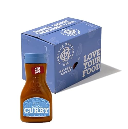 Curtice Brothers Golden Curry Ketchup Squeeze 8er Pack (8 x 420 ml) von Curtice Brothers