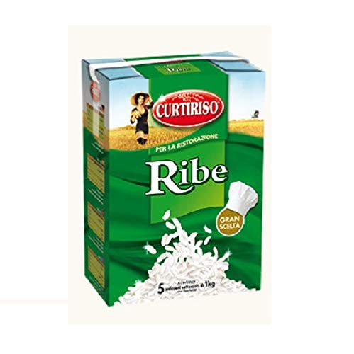 Curtiriso Riso Ribe-reis 5 Beuteln 1 kg Italienisch Reis von Curtiriso