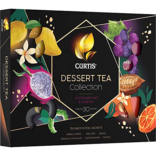 CURTIS TEA, DESSERT TEA COLLECTION; SATZ VON DESSERTGESCHMACK, 30 SACHETS von Curtis