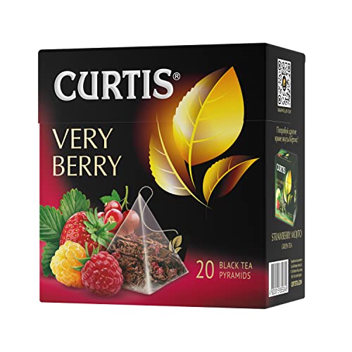 Curtis schwarzer Tee Very Berry 20 Pyramidenbeutel Pyramid Tea von CURTIS