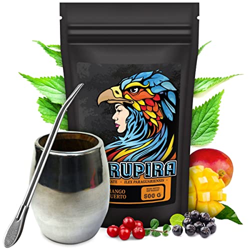 Yerba Mate Tee Set | Brasilian Mate-Tee Curupira mit Mango und Krauter | Mate Tee Tasse Palo Santo Becher Oval ~150ml | Stahl Trinkhalm Bombilla 19cm | Yerba Mate-Tee mit Frucht loose leaf 0,5kg| Yerba Mate Tee Set | Brasilian Mate-Tee Curupira mit Mango und Krauter | Mate Tee Tasse Palo Santo Becher Oval ~150ml | Stahl Trinkhalm Bombilla 19cm | Yerba Mate-Tee mit Frucht loose leaf 0,5kg| von Curupira