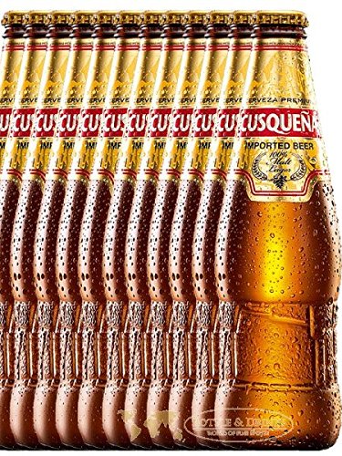 CUSQUENA Cerveza Malta Peruanisches Bier 12 x 0,33 Liter von Cusqueña