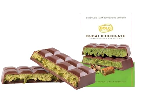 Dubai Schokolade - mit Pistazien und Kadayif Füllung - 65 gramm von Cyngert