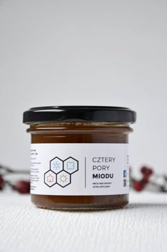 Buchweizenhonig 140g - Polnischer Rohhonig | Naturbelassener Imkerhonig | Dunkel & Intensiv | Hoher Nährstoffgehalt | 100% natürlich Buchweizenhonig 140g - Polnischer Rohhonig | Naturbelassener Imkerhonig | Dunkel & Intensiv | Hoher Nährstoffgehalt | 100% natürlich von Cztery Pory Miodu