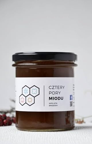 Honigtauhonig 430g - Polnischer Rohhonig | Naturbelassener Imkerhonig | Dunkel & Harzig | Hoher Nährstoffgehalt | 100% natürlich Honigtauhonig 430g - Polnischer Rohhonig | Naturbelassener Imkerhonig | Dunkel & Harzig | Hoher Nährstoffgehalt | 100% natürlich von Cztery Pory Miodu