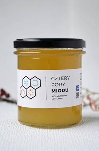 Lindenhonig 430g - Polnischer Rohhonig | Naturbelassener Imkerhonig | Aromatisch | Hoher Nährstoffgehalt | 100% natürlich Lindenhonig 430g - Polnischer Rohhonig | Naturbelassener Imkerhonig | Aromatisch | Hoher Nährstoffgehalt | 100% natürlich von Cztery Pory Miodu