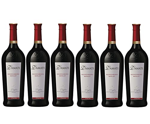 D'Amati - Rotwein Negroamaro Merlot, Italien, IGP Puglia (6 x 1 l) von D'Amati