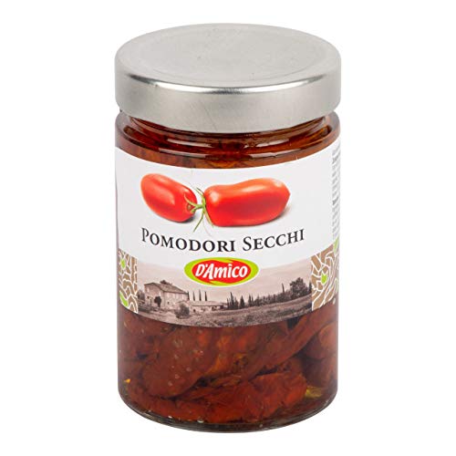 D'Amico Sonnengetrocknete Tomaten in Sonnenblumenöl - Topf 280 Gramm von D'Amico