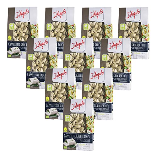 D'Angelo - Cappelletti Räuchertofu Teigware gefüllt - 0,25 kg - 10er Pack von D'Angelo