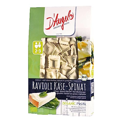 D'Angelo - Ravioli Käse-Spinat Teigware mit käse- und spinath. Füllung - 0,25 kg - 10er Pack D'Angelo - Ravioli Käse-Spinat Teigware mit käse- und spinath. Füllung - 0,25 kg - 10er Pack von D'Angelo