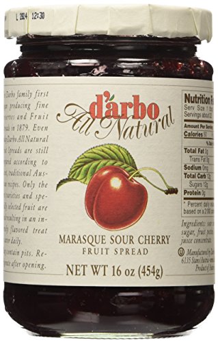 D'arbo All Natural Marasque Sour Cherry Fruit Spread by D'arbo Inc. von D'Arbo