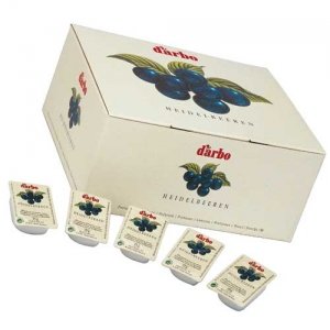 Darbo - Fruchtaufstrich 100 Portionen - Heidelbeer - 100 x 25 g von Darbo