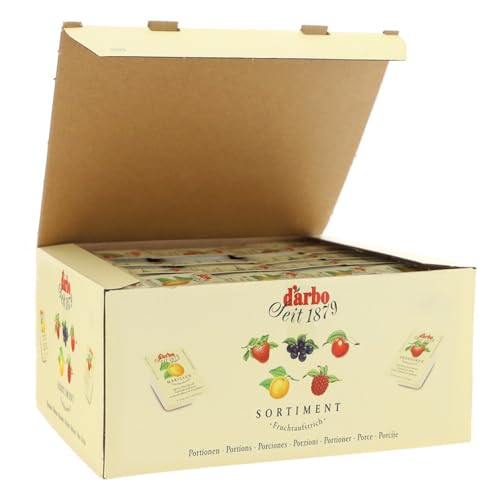 D'Arbo Fruchtaufstrich 100 Portionen - Mix Sortiment, 1er Pack (1 x 2.5 kg) von D'Arbo