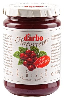 Darbo Nat. 450g, Ribisel pass.F50% 6 x 450 g von Darbo