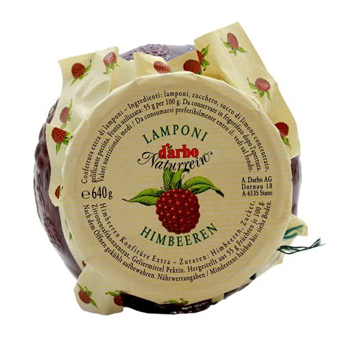 Darbo Naturrein Dekorglas - Himbeer Konfitüre - 6 x 640 g Darbo Naturrein Dekorglas - Himbeer Konfitüre - 6 x 640 g von Darbo
