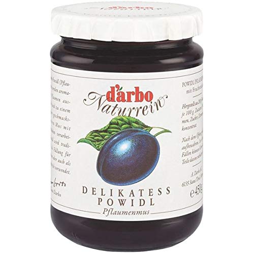 Darbo Naturrein - Delikatess Powidl (Pflaumenmus) - 6 x 450 g von D'Arbo