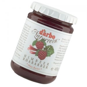 Darbo Naturrein Konfitüre - Himbeer Rhabarber - 6 x 450 g von D'Arbo