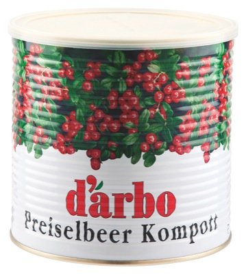 Darbo Preiselbeer Kompott 3/1 von D'Arbo