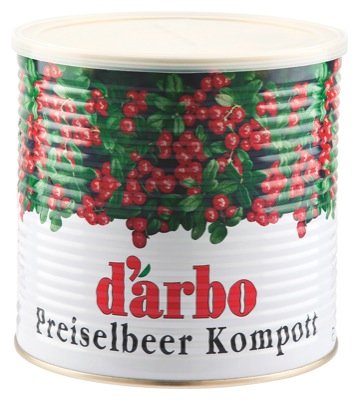 Darbo Preiselbeer Kompott 3/1 von Darbo