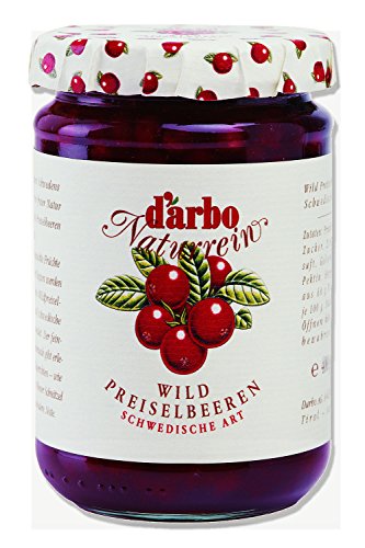 Fruchtaufstrich Extra Wildpreiselbeeren 400 gr. - Darbo Naturrein von Darbo