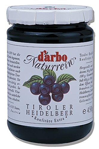 Konfitüre Extra Heidelbeere 450 gr. - Darbo Naturrein von D'Arbo