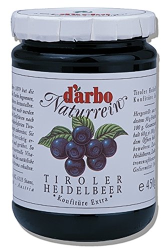 Konfitüre Extra Heidelbeere 450 gr. - Darbo Naturrein von Darbo