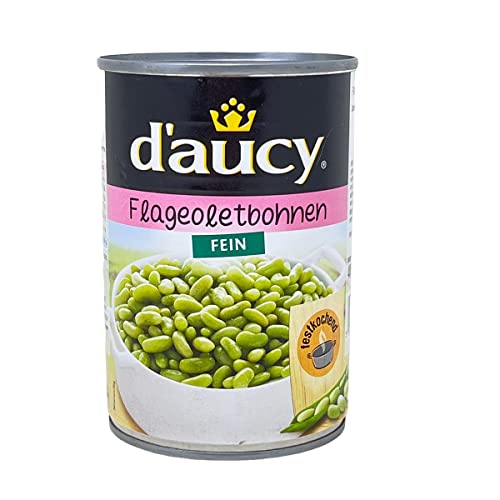 d'aucy Flageolets Grüne Bohnenkerne Fein - Zarte Köstlichkeit aus Frankreich von d'aucy
