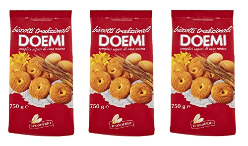 3x Doemi Biscotti Tradizionali Traditionelle Kekse Biscuits Cookies 750g von D'onofrio