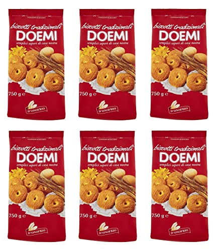 6x Doemi Biscotti Tradizionali Traditionelle Kekse Biscuits Cookies 750g von D'onofrio