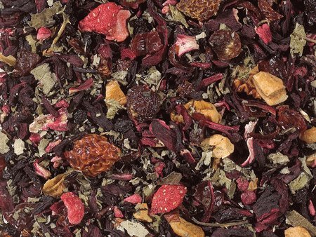aromatisierter Früchtetee - ALTE LIEBE - Erdbeer/Himbeer-Note - 1kg - Tee von D&B