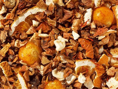 aromatisierter Früchtetee - SONNIGES GEMÜT - Physalis/Orangen-Note - säurearm! - 1kg - Tee von GREAT BRITISH TRADING LIMITED