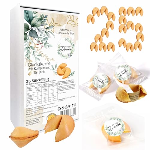 D&D Fun Cookies Bunte Glückskekse für jeden Anlass | Kleine Geschenke für Gäste | Gastgeschenke Hochzeit mit Aufkleber, Valentinstag, Halloween, Ostern (Sticker) von D&D FUN COOKIES