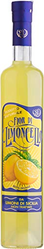D&D Fior di Limoncello Likör (500ml) - Zitronenlikör (30% vol.) - fruchtiger Zitronen Sahnelikör - cremig und einhüllend - natürliche Aromen – sizilianische Zitronen - Cedro - Spezialität - Italien von D&D