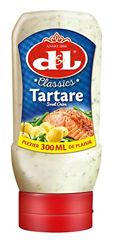 D&L Belgische Gourmet - Tartare Sauce in der Squeeze-Flasche, 4er Pack (4 x 300 ml) von D&L