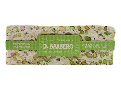 Weicher Nougat mit Pistazien 150 gr Weicher Nougat mit Pistazien 150 gr von D.BARBERO