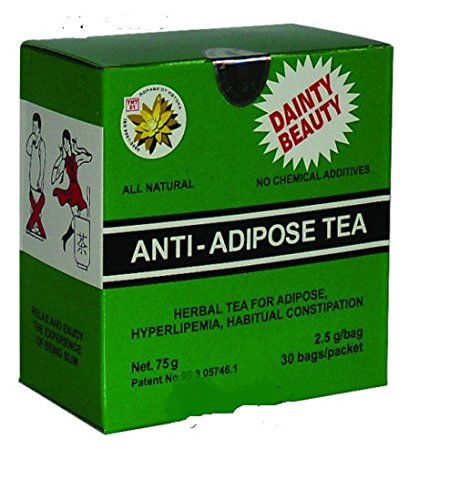 Dainty Beauty Anti-Adipeux Tee, Gewichtsverlust, entgiftende Wirkung, grün, 30 Stück (1 Stück) von DAINTY BEAUTY