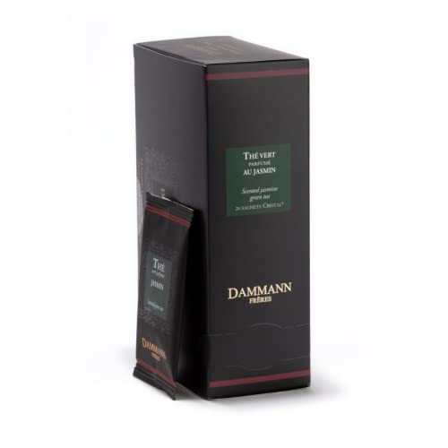 Dammann Frères® | Jasmingrüner Tee | Grüntee-Jasmin-Beutel – 24 Filter (48 g) | Verpackte Teebeutel | Mischung aus chinesischem Grüntee von Damman Frères