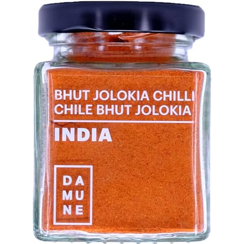 Bhut Jolokia Chili Pulver - 45g - Zweitheißester Chili der Welt Bhut Jolokia Chili Pulver - 45g - Zweitheißester Chili der Welt von DAMUNE