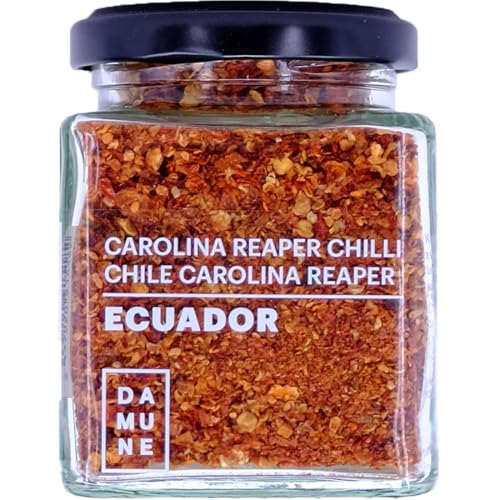 Carolina Reaper Flocken - 60g - Schärfste Chili der Welt Carolina Reaper Flocken - 60g - Schärfste Chili der Welt von DAMUNE