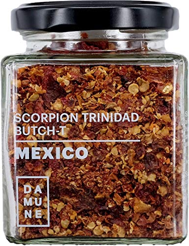 DAMUNE Chili Habanero Scorpion Trinidad Butch T Flocken - 60g DAMUNE Chili Habanero Scorpion Trinidad Butch T Flocken - 60g von DAMUNE