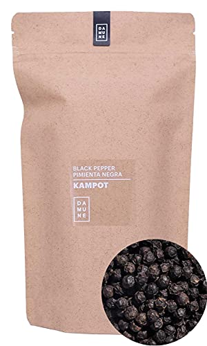 DAMUNE Schwarzer Pfeffer Kampot ganz - Premiumqualität - 250g - IGP DAMUNE Schwarzer Pfeffer Kampot ganz - Premiumqualität - 250g - IGP von DAMUNE
